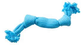 Bild på Buster Colour Squeak Rope, Ljusblå, Medium 35 cm