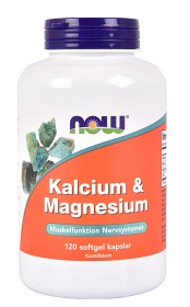 Bild på NOW Kalcium & Magnesium 120 kapslar