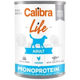 Bild på Calibra Dog Life can Adult Chicken with rice 400 g