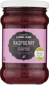 Bild på CarbZone Low Carb Hallonsylt 75% Bär 315 ml