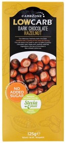 Bild på CarbZone Low Carb Mörk Choklad Hasselnöt 125 g