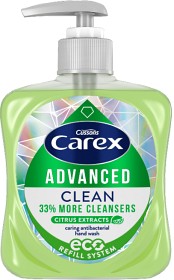 Bild på Carex Advanced Clean Citrus Antibakteriell Handtvål Eco 250 ml