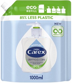 Bild på Carex Dermacare Moisture antibakteriell handtvål refill 1000 ml