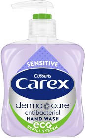 Bild på Carex Dermacare Sensitive antibakteriell handtvål 250 ml