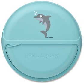 Bild på Carl Oscar SnackDISC Blå Delfin Ø 15 x 4,5 cm