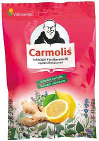 Bild på Carmolis Örtkaramell Ingefära 72 g