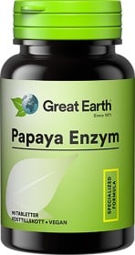 Bild på Great Earth Papaya 90 tabletter
