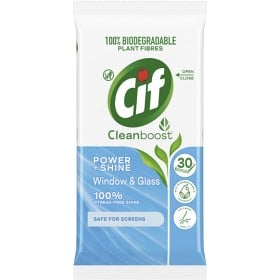 Bild på Cif Power + Shine Window & Glass Wipes 30 st