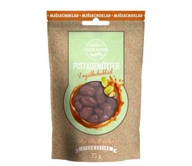 Bild på Clean Eating Pistagenötter i mjölkchoklad 75 g