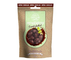 Bild på Clean Eating Pistagenötter i mörk choklad 75 g