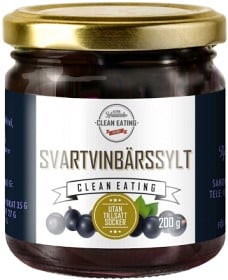 Bild på Clean Eating Svartvinbärssylt 200 g