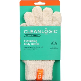 Bild på Cleanlogic Sustainable Exfoliating Body Gloves