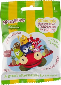 Bild på Clearly Scrumptious Mumsisar Pineapple Babblarna 20 g