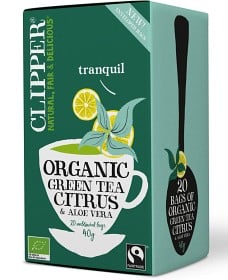 Bild på Clipper Green Tea Citrus & Aloe Vera 20 st