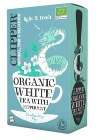 Bild på Clipper Organic White Tea Peppermint 26 st