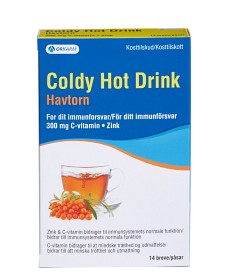 Bild på Coldy Hot Drink Havtorn 14 dospåsar