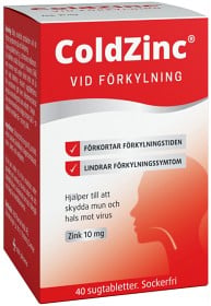 Bild på ColdZinc Sugtabletter 40 st