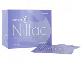 Bild på ConvaTec Niltac, våtservett 3,3 ml/st, häftborttagning 30 st