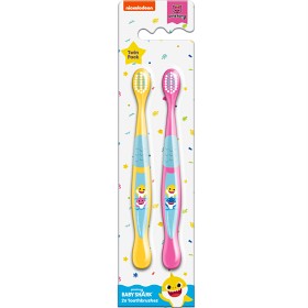 Bild på Corsair Baby Shark Toothbrush Twin Pack 2 st