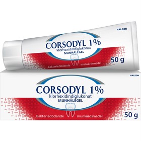 Bild på Corsodyl munhålegel 1 % 50 g