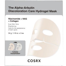 Bild på COSRX The Alpha-Arbutin Discoloration Care Hydrogel Mask 3 st