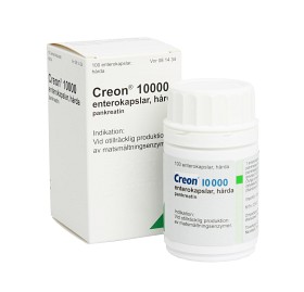 Bild på Creon 10000 enterokapsel, hård Cross Pharma 100 st