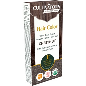 Bild på Cultivator's Organic Herbal Hair Color Chestnut 100 g