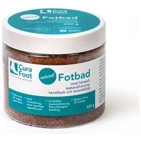 Bild på CuraFoot Natural fotbad 450 g