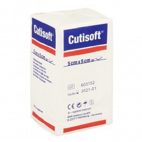 Bild på Cutisoft kompress nonwoven 5 x 5 cm 100 st