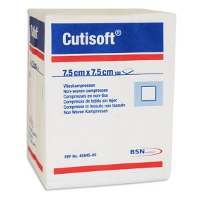 Bild på Cutisoft kompress nonwoven 7,5 x 7,5 cm 100 st