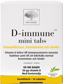 Bild på New Nordic D-immune Mini Tabs 90 st