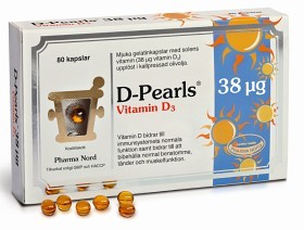Bild på D-Pearls 38 µg 80 kapslar