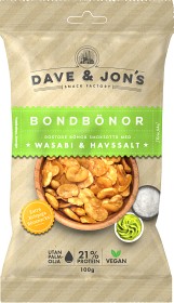 Bild på Dave & Jon's Rostade Bondbönor Wasabi 100 g