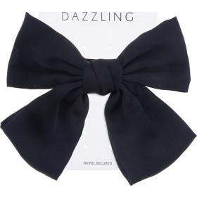 Bild på Dazzling Barrette Satin Bow Black