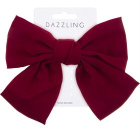 Bild på Dazzling Barrette Satin Bow Red