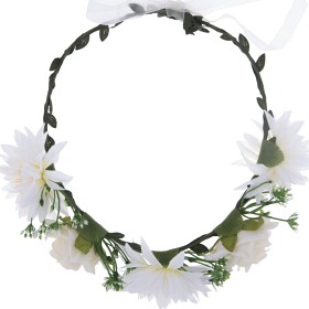 Bild på Dazzling Flower Head Band White Flowers