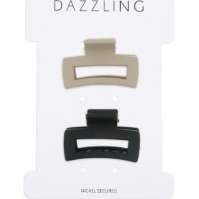 Bild på Dazzling Hair  Clip Square Mini 2-pack