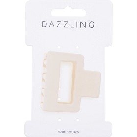 Bild på Dazzling Hair Clip Square White 5 cm