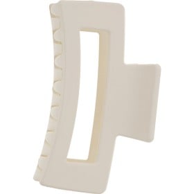 Bild på Dazzling Rektangulär hårklämma Offwhite, 8,5 cm