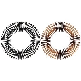 Bild på Dazzling Zig-zag Head Band Black & Brown 2 st