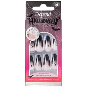 Bild på Depend Design Nails Halloween, Smokey French Almond
