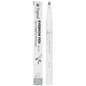Bild på Depend Eyebrow Pen Twin Thin, Grafit 0,55 g