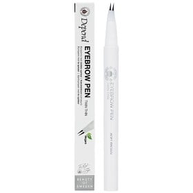 Bild på Depend Eyebrow Pen Twin Thin, Soft Brown 0,55 g