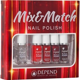 Bild på Depend Nail Polish 5-pack