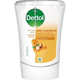 Bild på Dettol No-Touch Refill Honey & Sheabutter tvål 250 ml