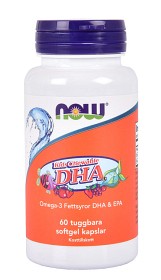 Bild på NOW Kids Omega-3 DHA/EPA 60 kapslar