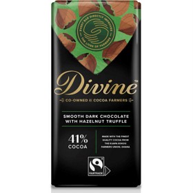 Bild på Divine Dark Chocolate with Hazelnut 90 g