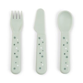 Bild på Done By Deer Bestickset Foodie Happy Dots (Green)
