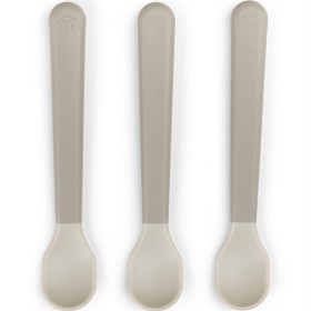 Bild på Done by Deer Foodie Easy-Grip Baby Spoon 3-pack, Sand