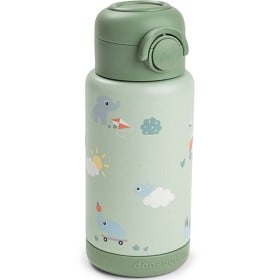 Bild på Done by Deer Insulated Straw Bottle, Playground Green 340 ml